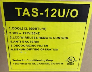 1 Ton Single-Zone Outdoor/Indoor Mini-Split Air Conditioner System, 13 SEER 115/60/1 R-410A CFM 364 - Image 7