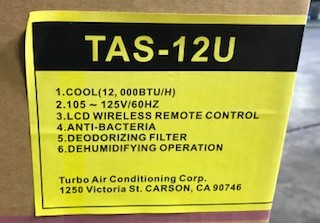 1 Ton Single-Zone Outdoor/Indoor Mini-Split Air Conditioner System, 13 SEER 115/60/1 R-410A CFM 364 - Image 8