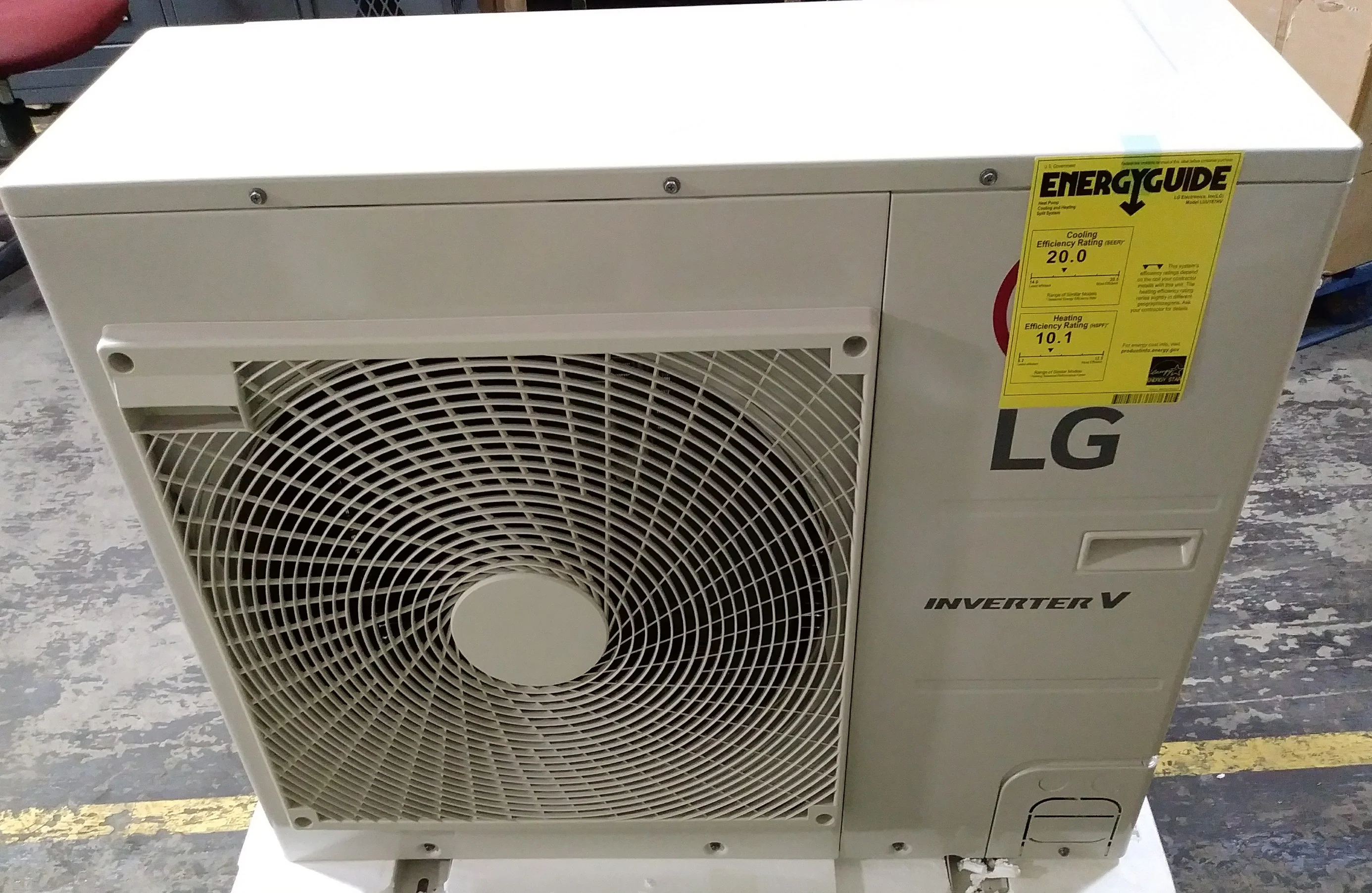 1.5 Ton Inverter OD/Ceiling Cassette ID Mini-Split Heat Pump Set, 20 SEER 208-230/60/1 R-410A - Image 4