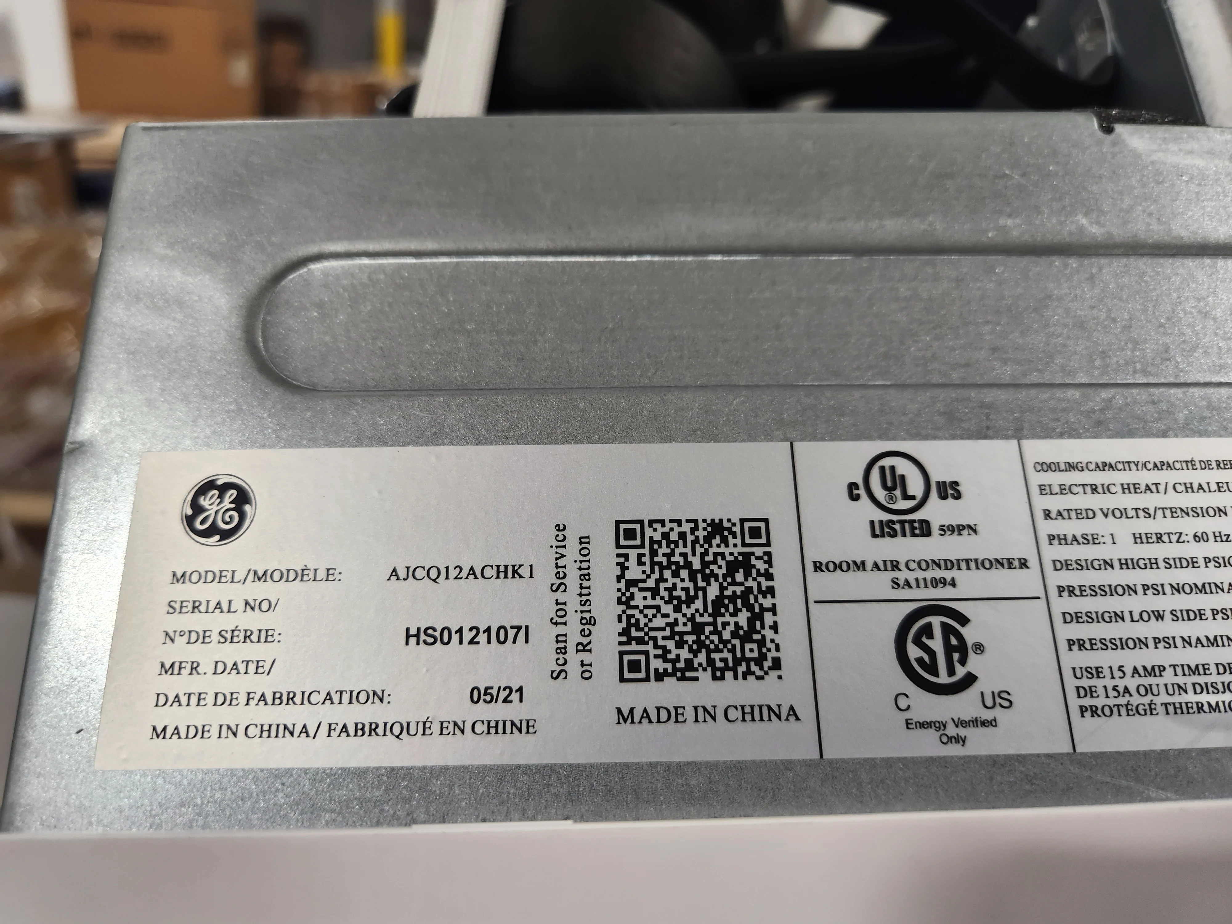 12,000 BTU THROUGH-THE-WALL BUILT-IN AIR CONDITIONER WITH REMOTE CONTROL, 115/60/1 - Image 4