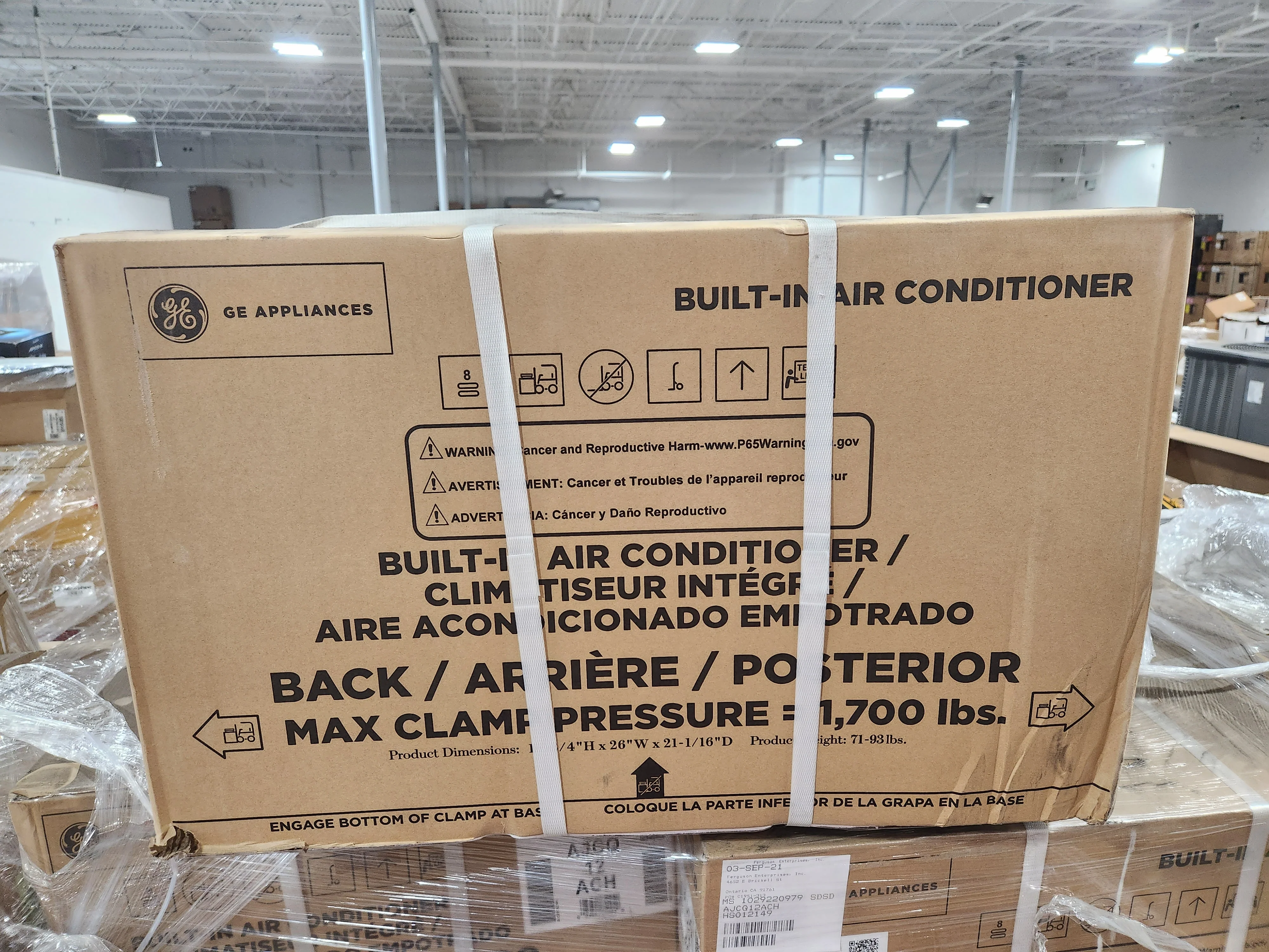 12,000 BTU THROUGH-THE-WALL BUILT-IN AIR CONDITIONER WITH REMOTE CONTROL, 115/60/1 - Image 7