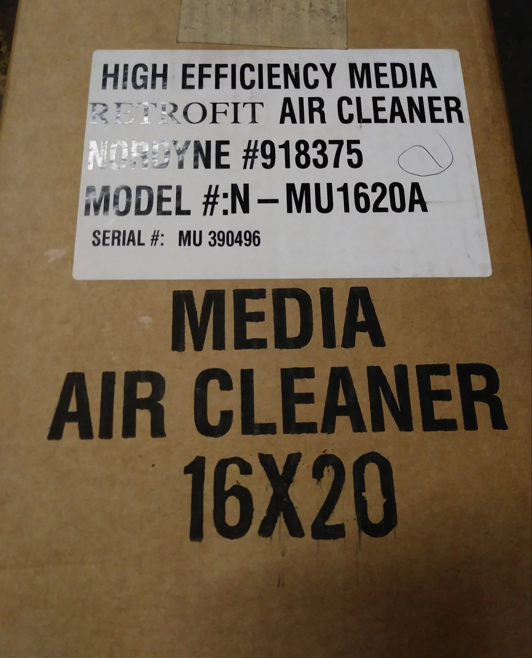 13-1/8" X 20-5/8" High Efficiency Retrofit Media Air Cleaner for Air Handler - Image 4