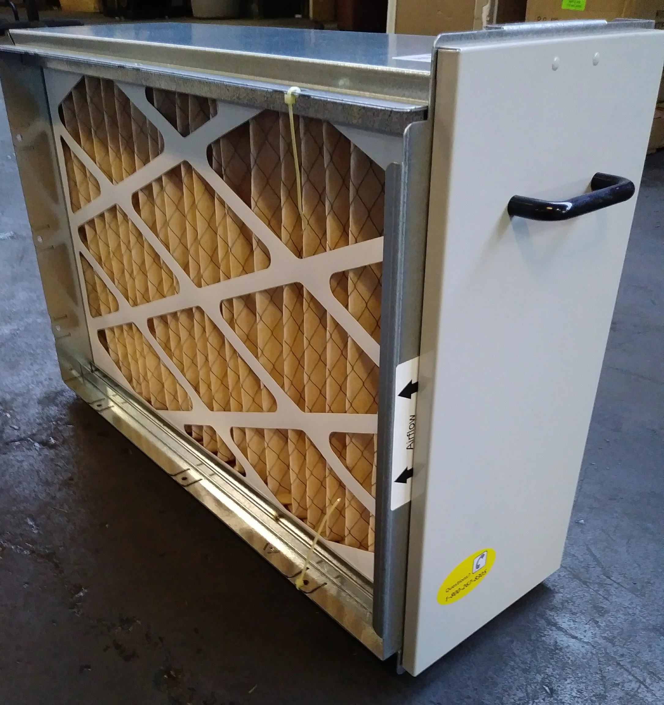 13-1/8" X 21-3/4" High Efficiency Custom Fit Media Air Cleaner for Air Handler - Image 7