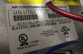 15.0/11.3 kW Electric Heat Kit w/Breakers 208-240/60/1 - Image 3