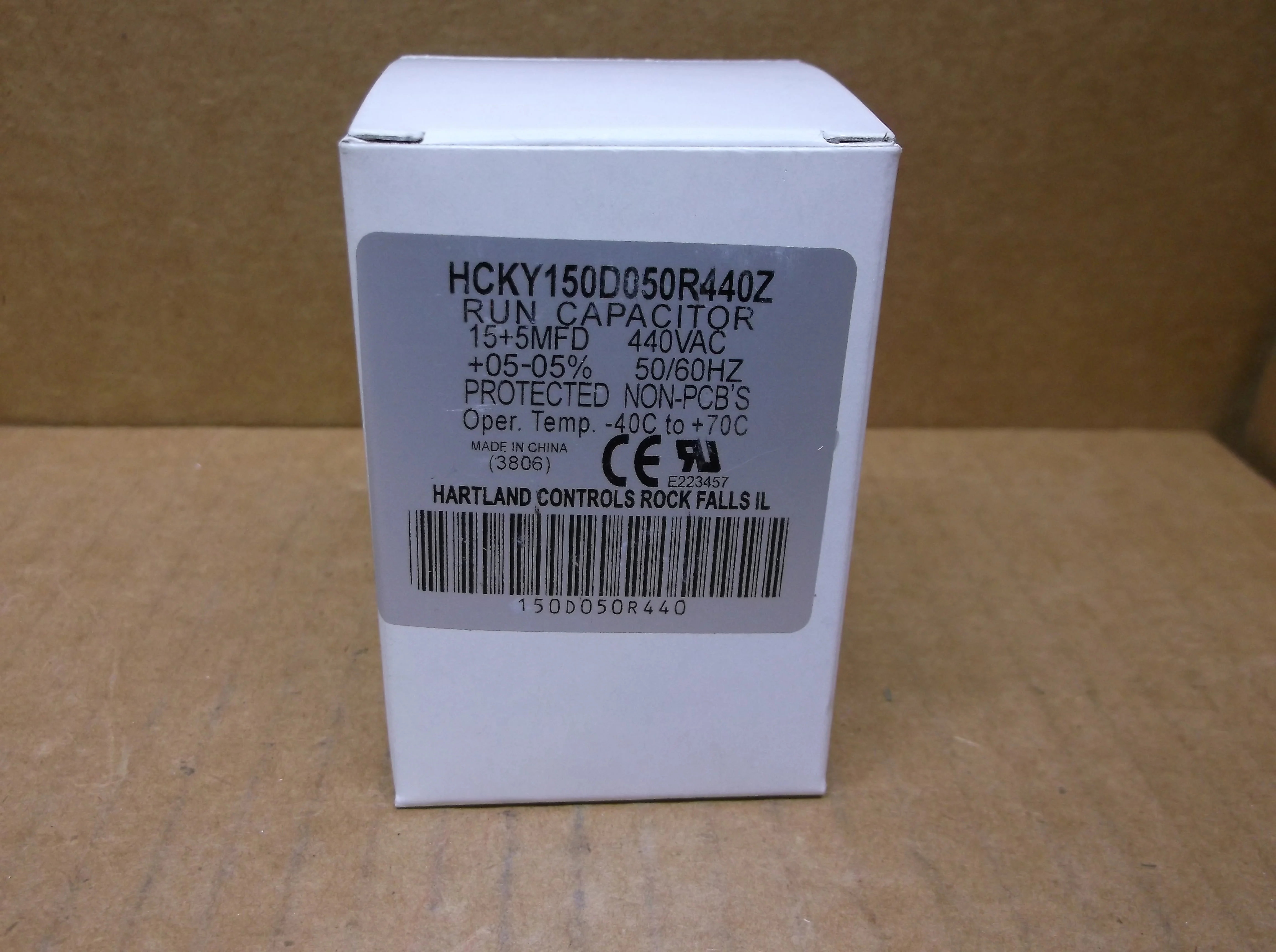 15+5 MFD x 440 VAC Round Dual Run Capacitor - Image 3
