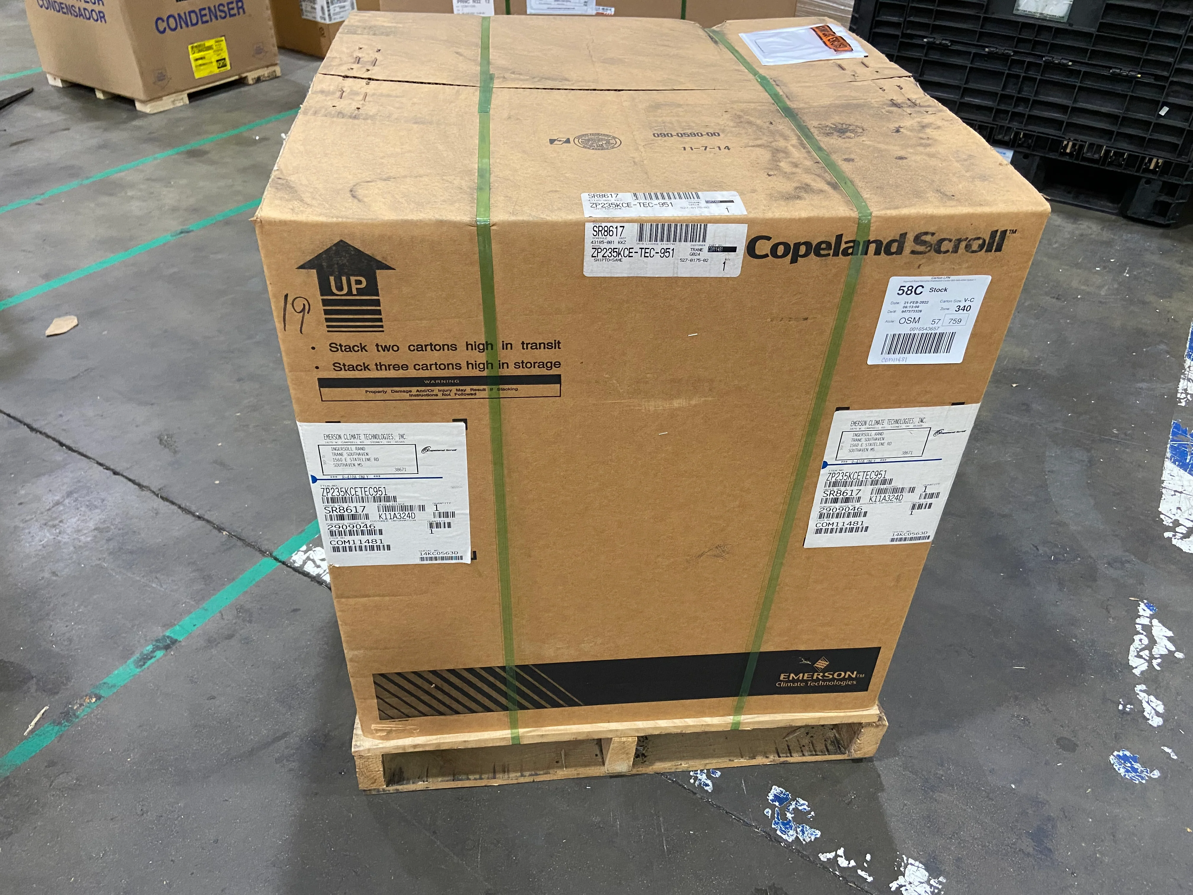 19 1/2 Ton Ac/HP Scroll Compressor 200/208-230/50-60/3 R-410A - Image 6