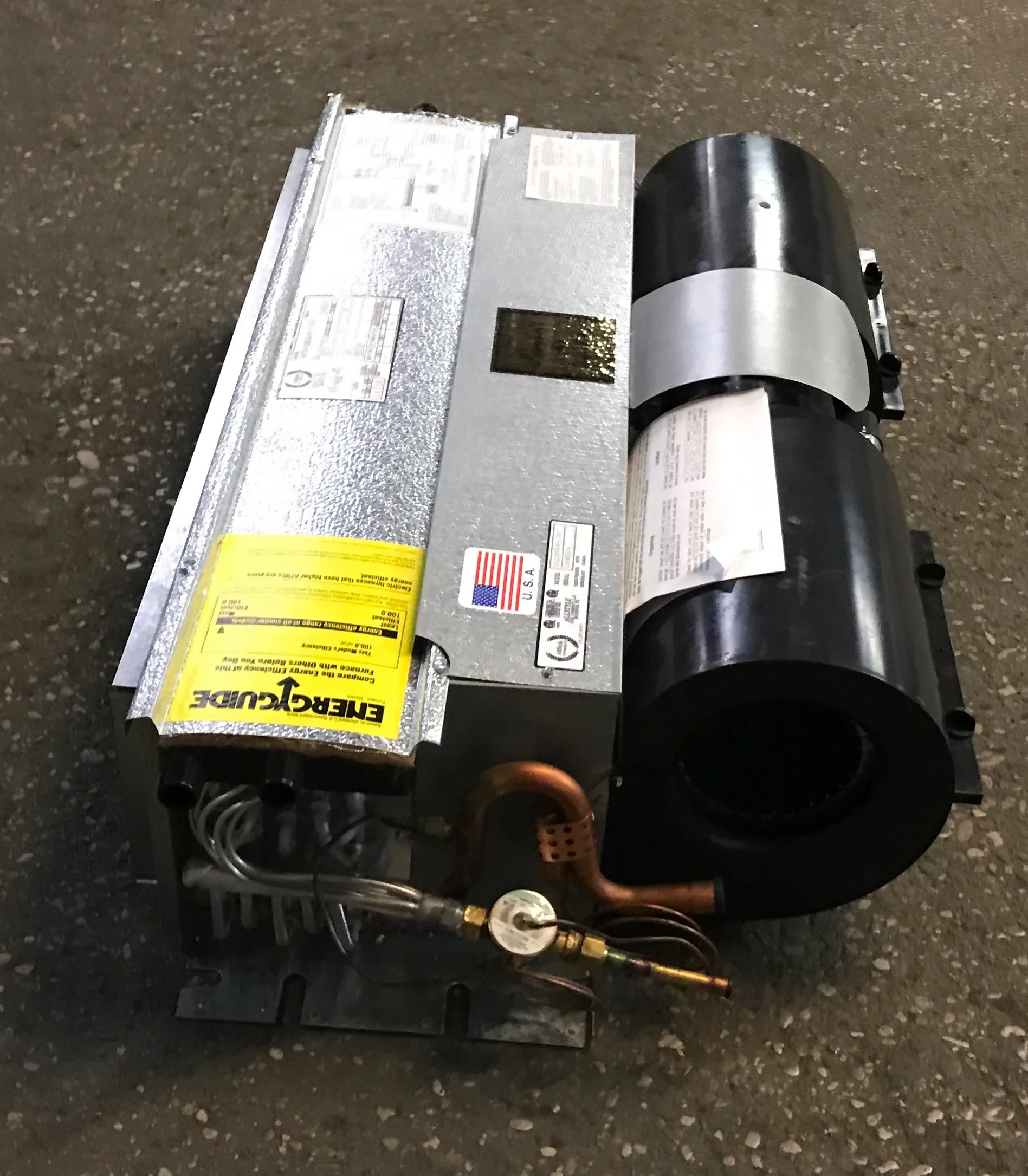 2 Ton AC/HP Double Blower Ceiling Mtd Horiz Fancoil /Less Electric Heat 208-230/60/1 R-22 - Image 3