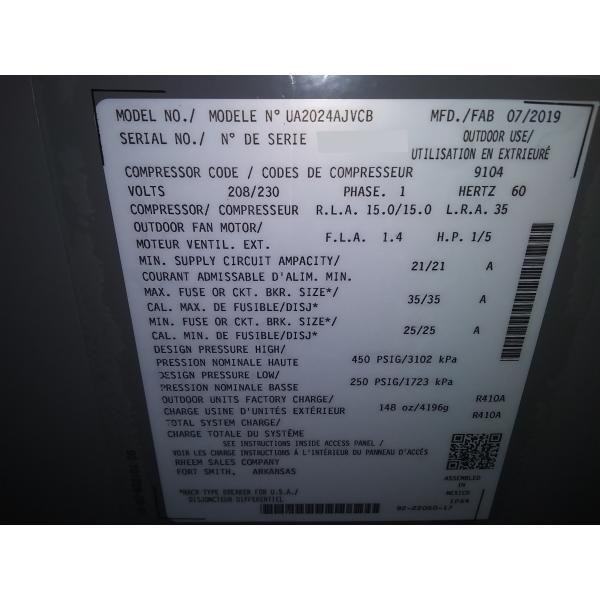 2 Ton Communicating Air Conditioner with 2 Ton Communcating Air Handler; 20 SEER - Image 10
