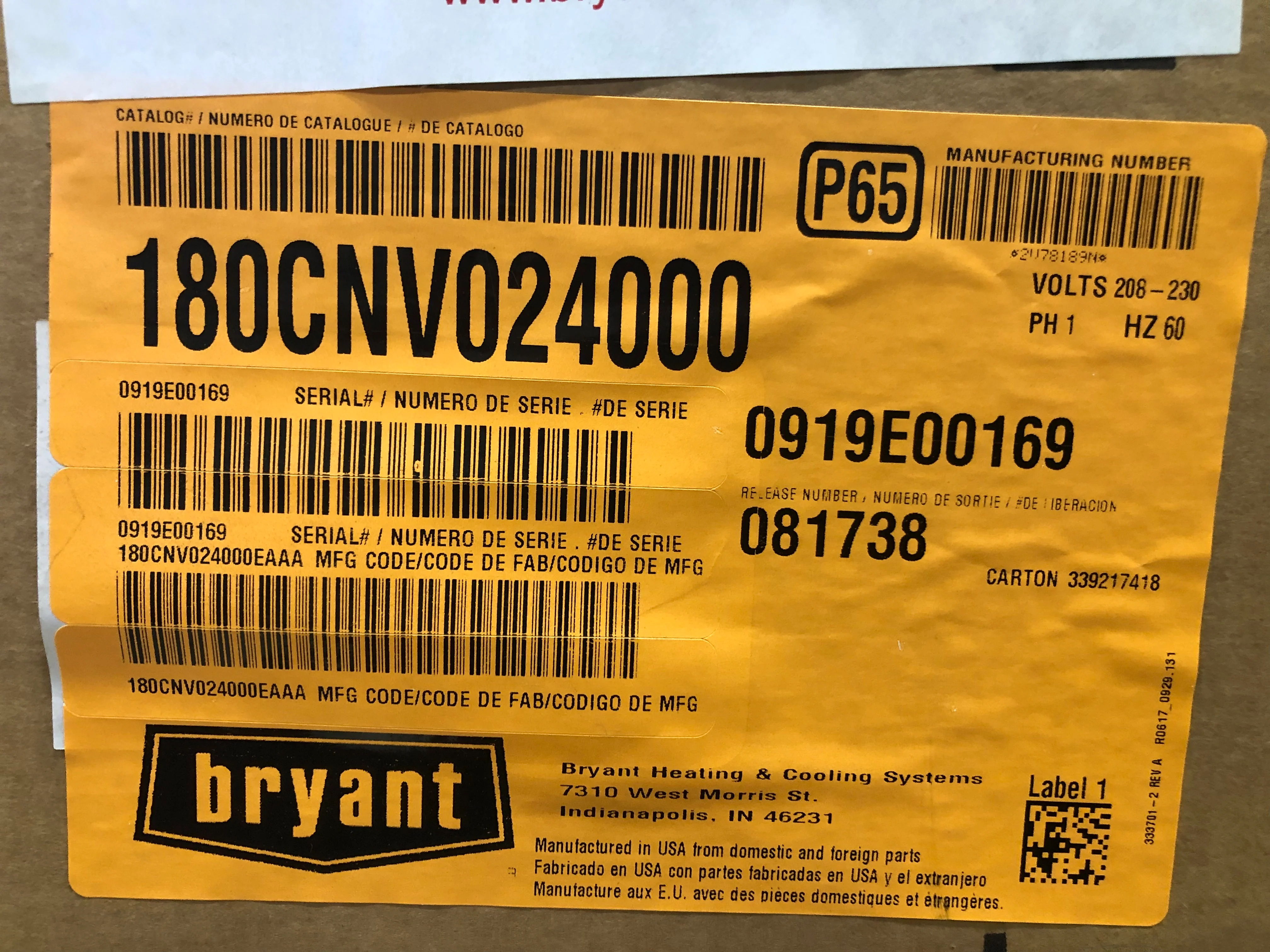 2 Ton Inverter Variable Speed Drive Communicating Air Conditioner 208-230/60/1 R-410A 20 Seer - Image 3