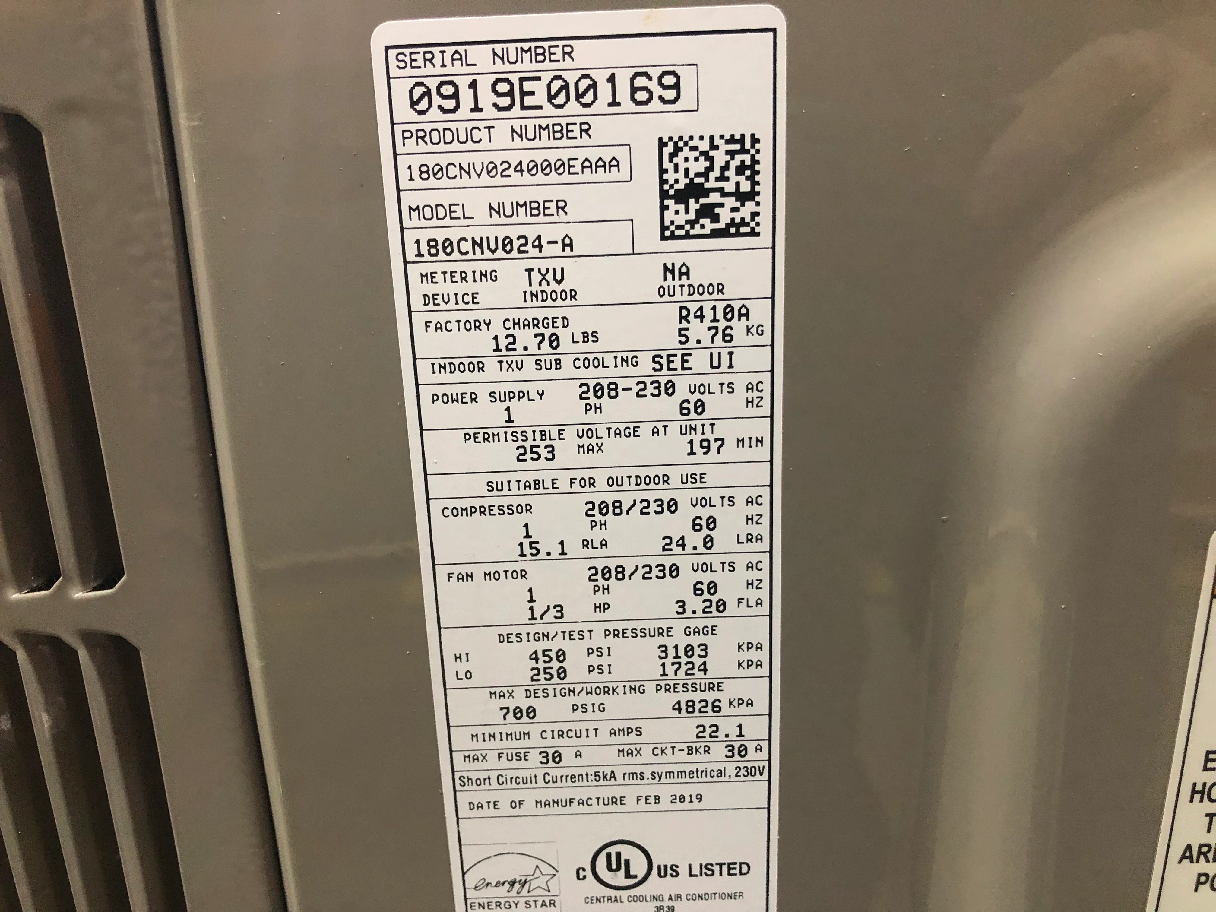 2 Ton Inverter Variable Speed Drive Communicating Air Conditioner 208-230/60/1 R-410A 20 Seer - Image 6