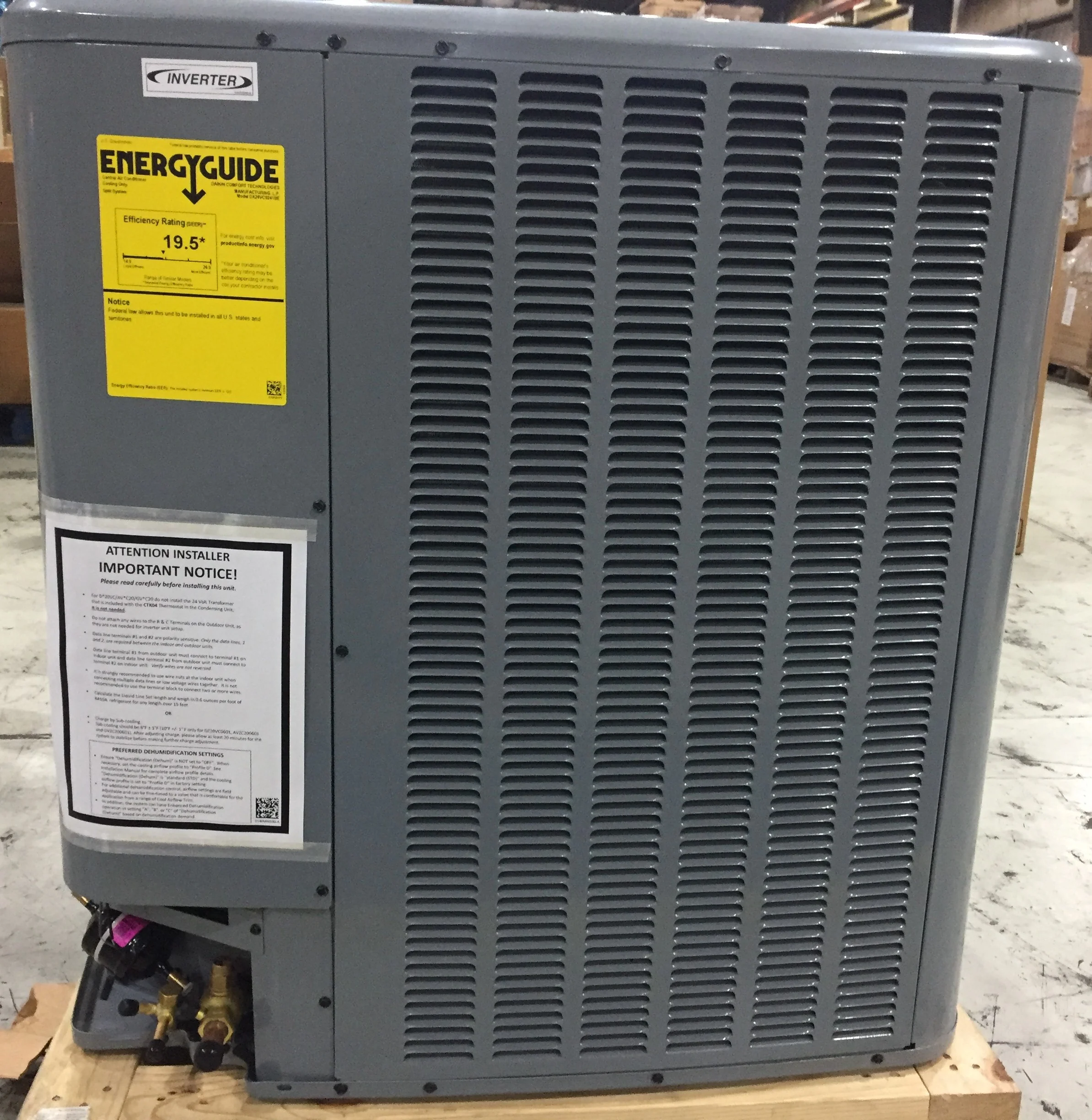 2 Ton Split-System Inverter Communicating Air Conditioner 208-230/60/1 R410A 20 Seer - Image 3