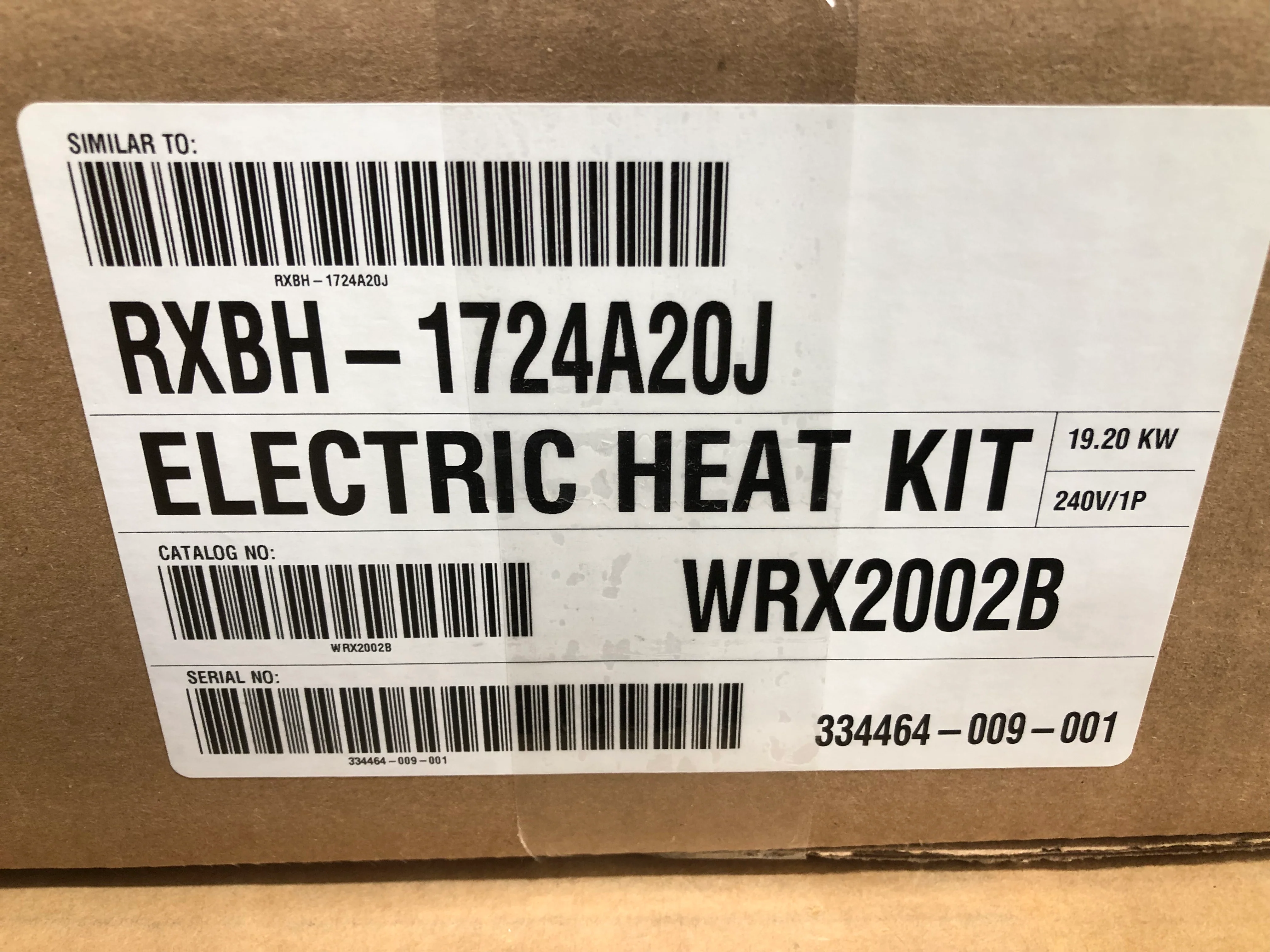 20 kW Electric Heat Kit 240/60/1 - Image 3