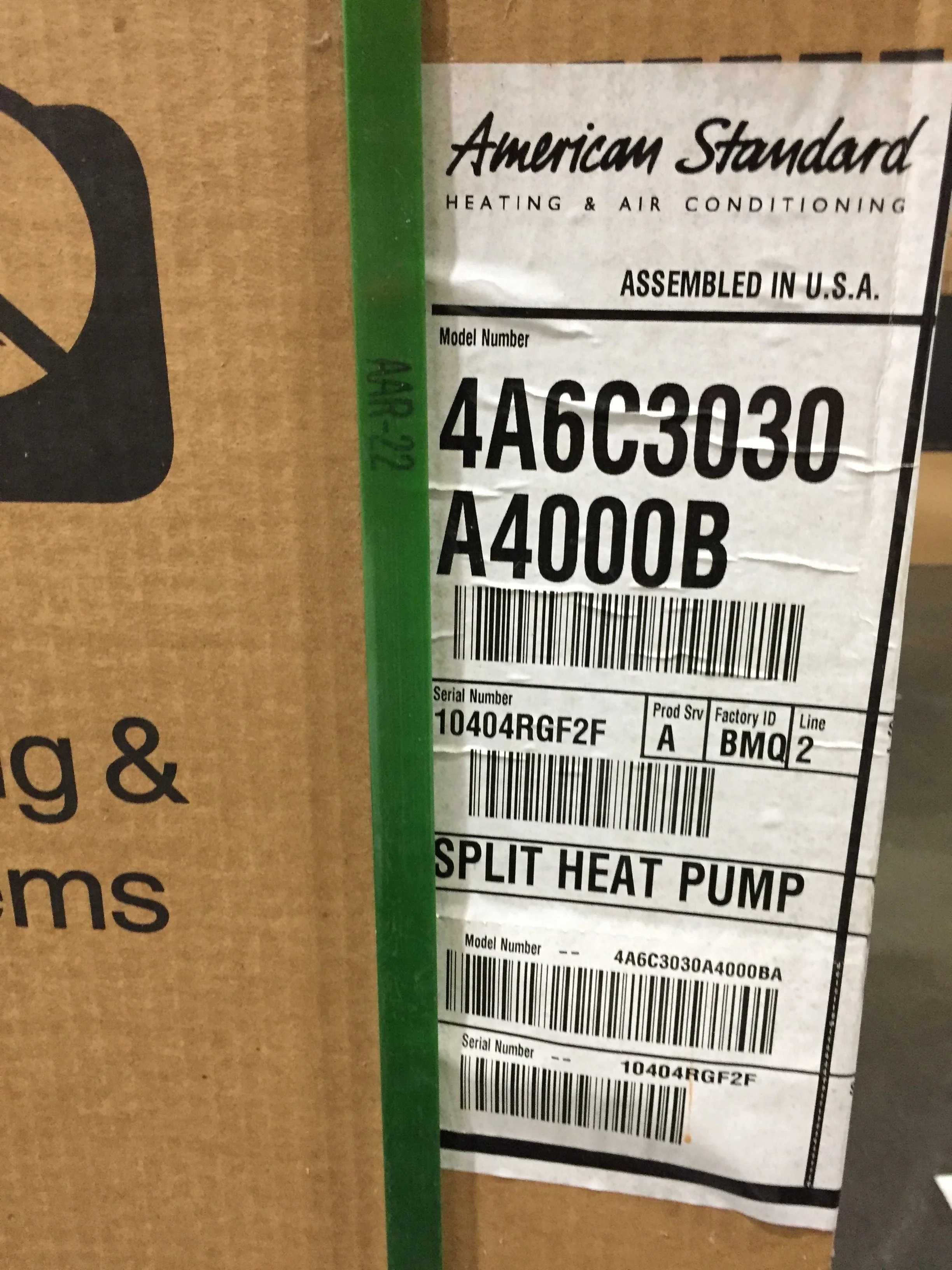 COMMERCIAL USE ONLY 2.5 Ton Split Heat Pump Unit; 14 SEER, 460/60/3, R-410A - Image 3