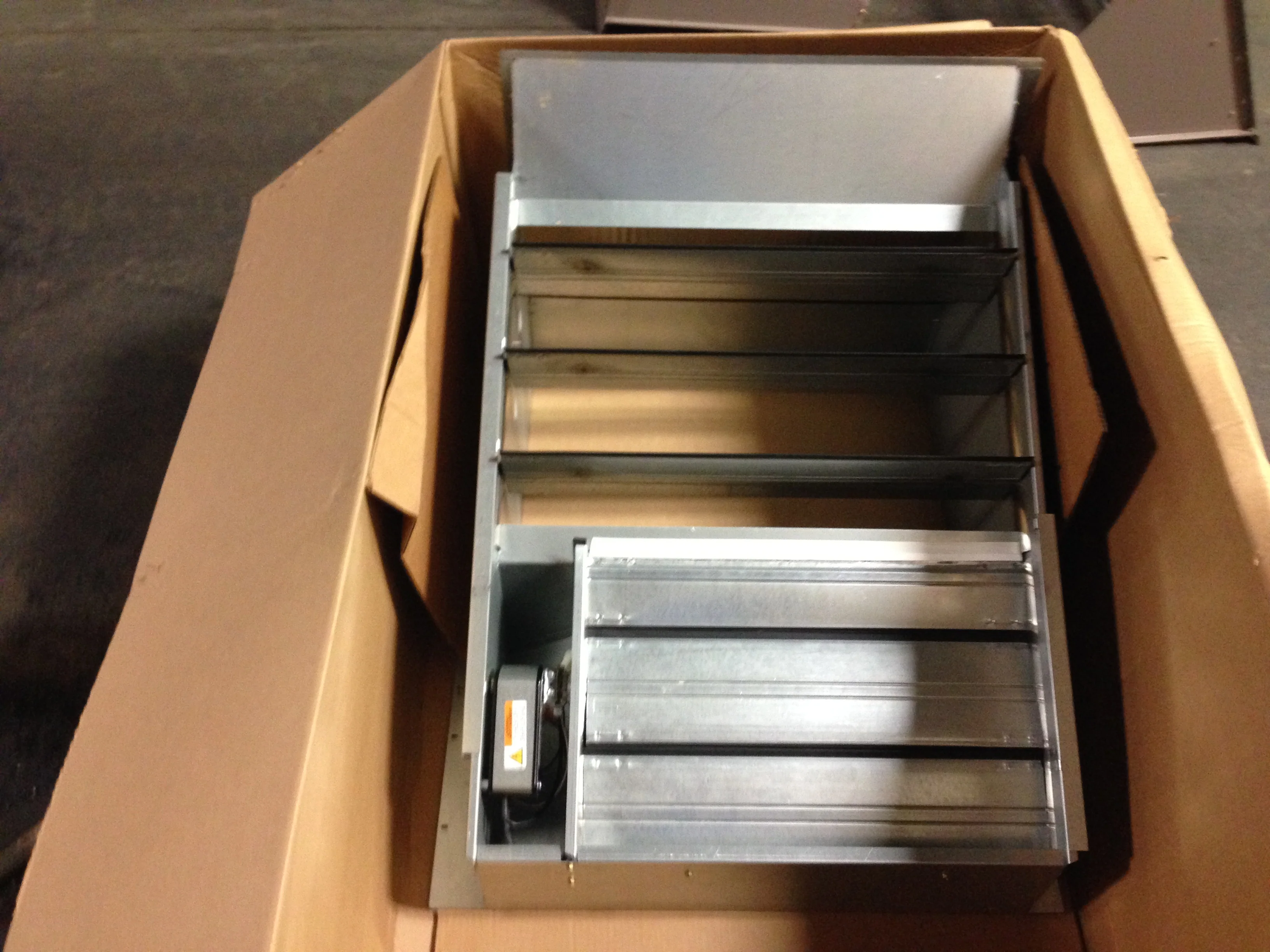 3 Ton Thru 125 Ton Single Packaged Down or Horiz End Return Low Leak Economizer Assembly - Image 3