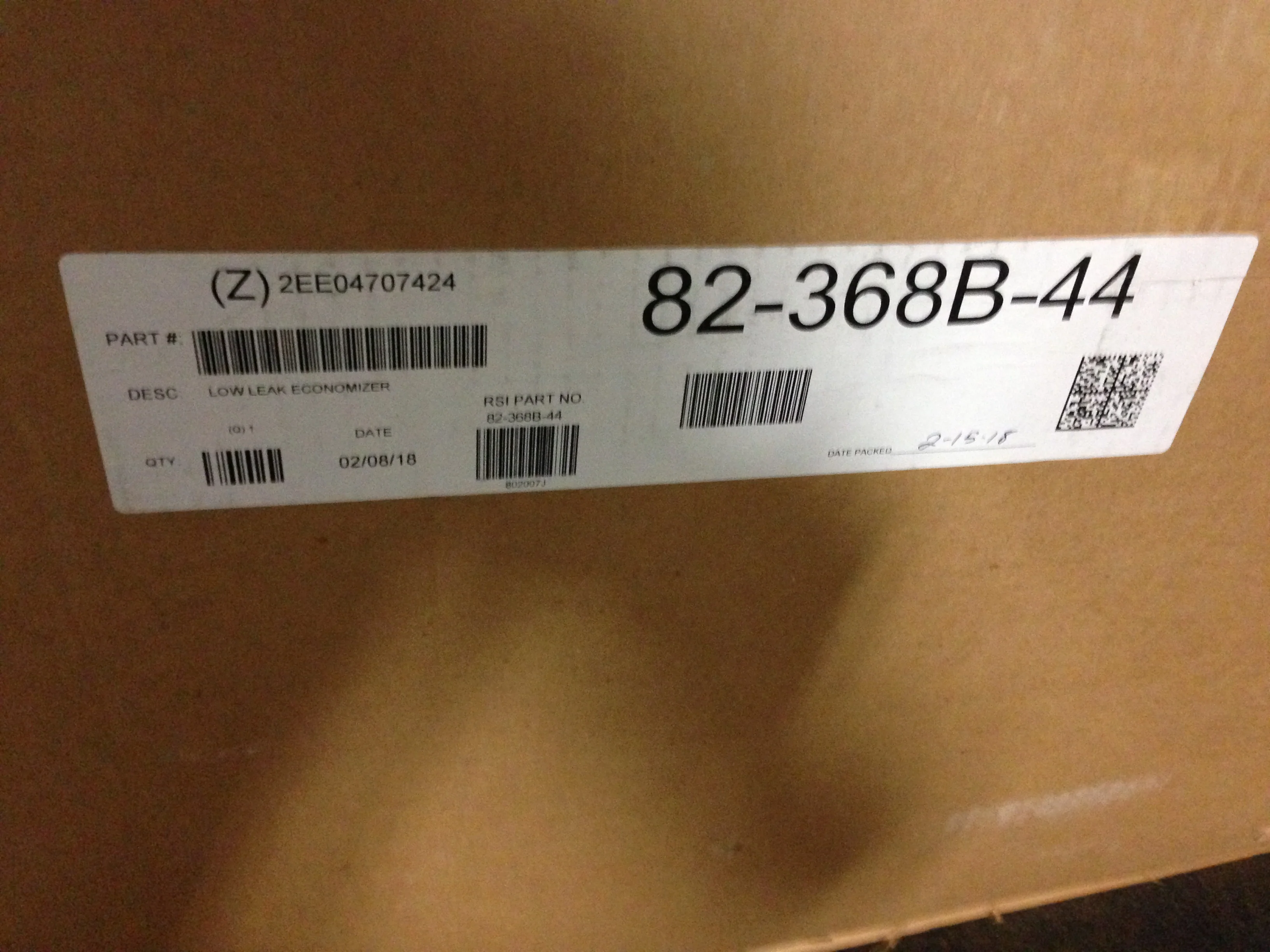 3 Ton Thru 125 Ton Single Packaged Down or Horiz End Return Low Leak Economizer Assembly - Image 4