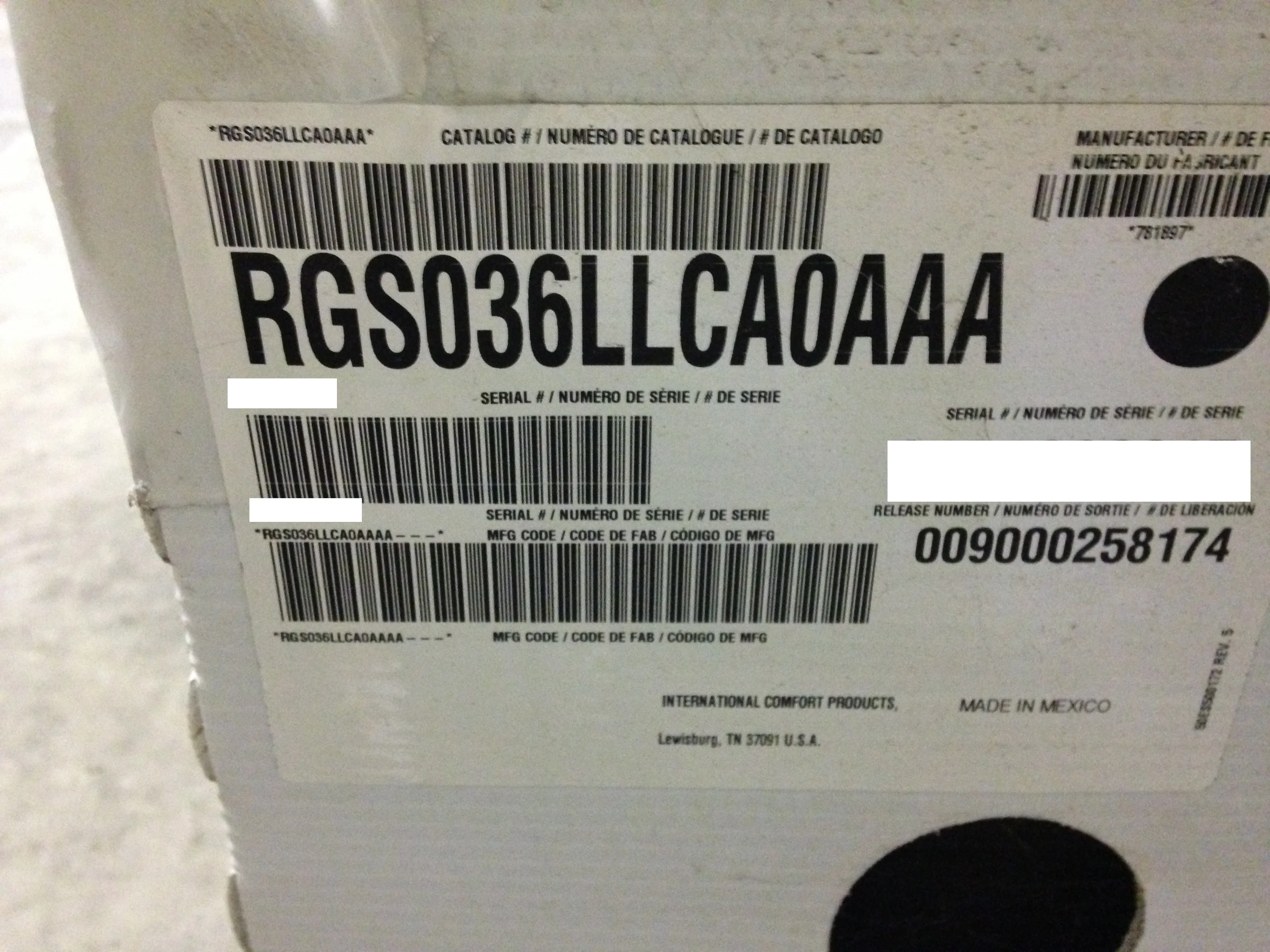 3 Ton Convertible Gas/Electric Packaged Unit, 13 SEER 81% 460/60/3 R-410A - Image 6