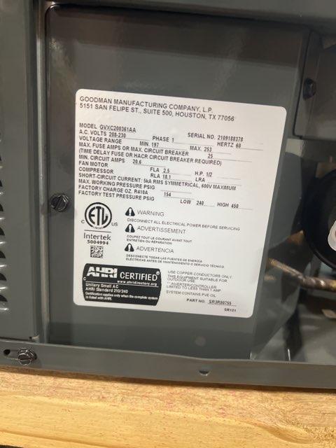 3 Ton Inverter Split-System Communicating Air Conditioner 208-230/60/1 R410A 20 SEER - Image 4