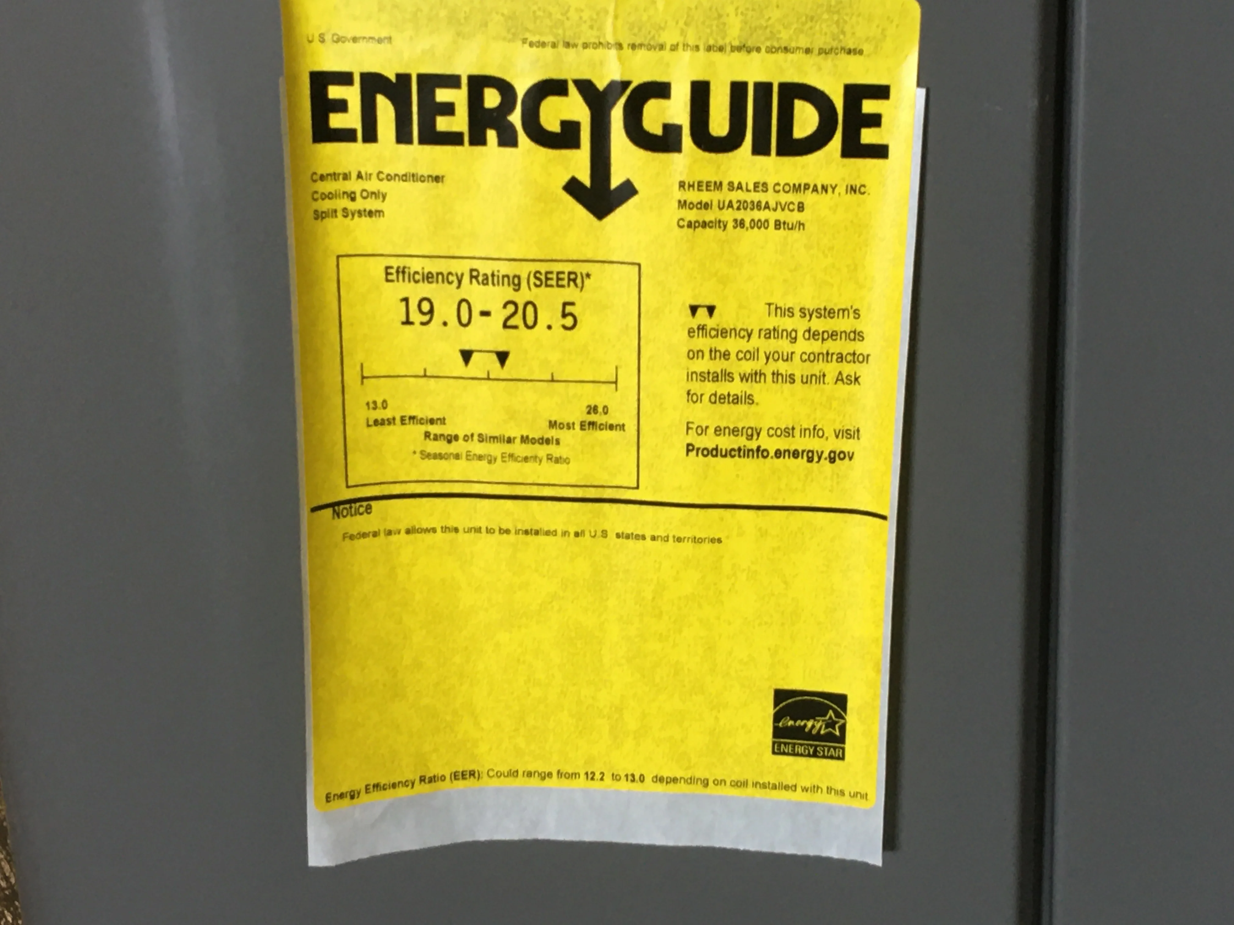 3 Ton Inverter Split-System Communicating Air Conditioner 208-230/60/1 R410A 20.5 Seer - Image 5