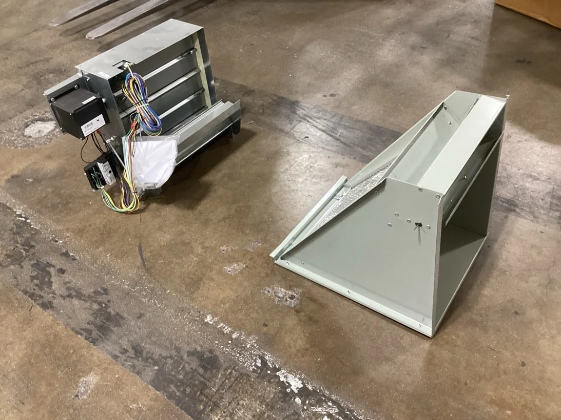 3 Ton Modulating Economizer And Rain Hood - Image 6