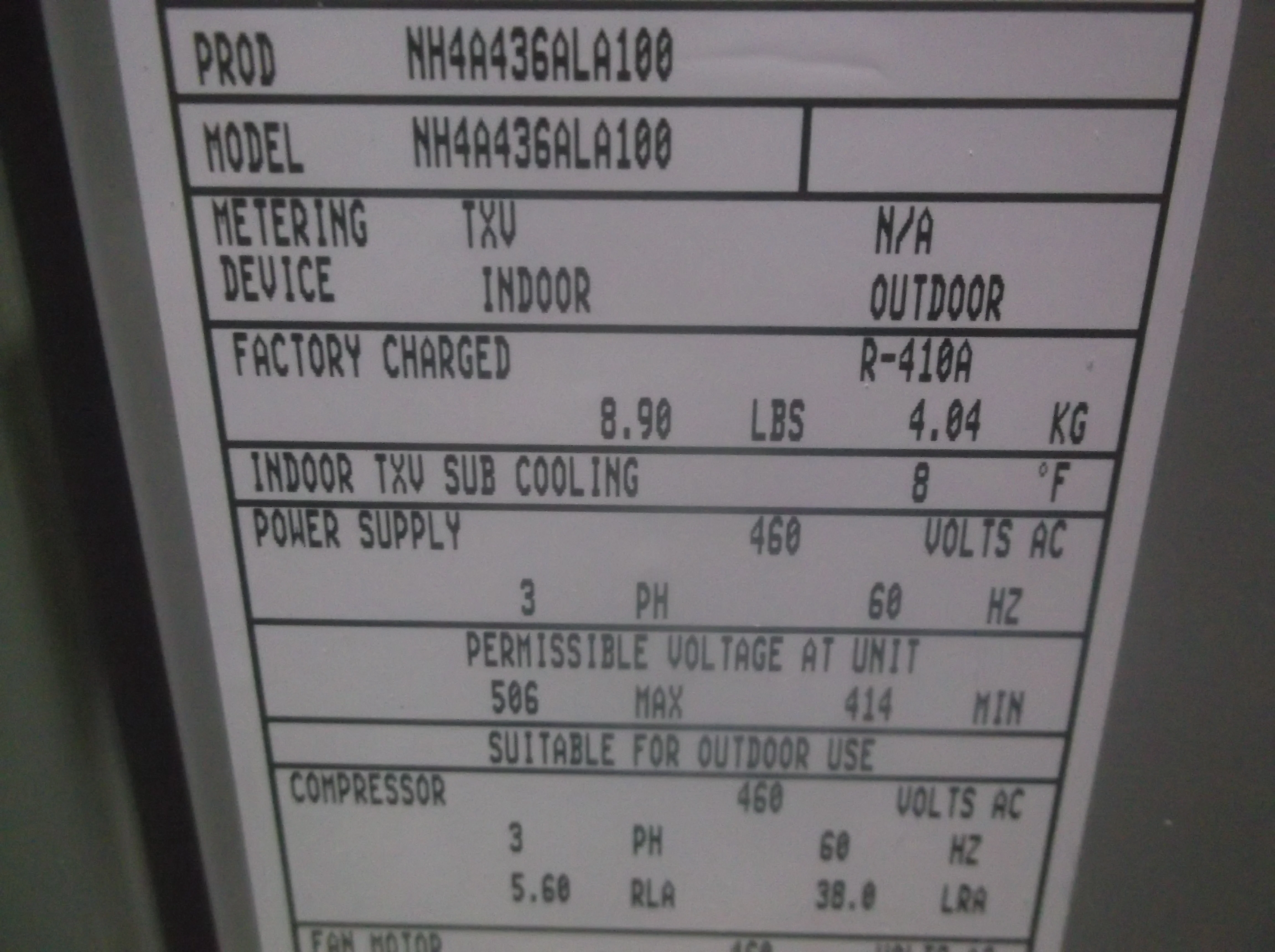 COMMERCIAL USE ONLY 3 Ton Split System Air Conditioner, 14 SEER 460/60/3 R410A - Image 4