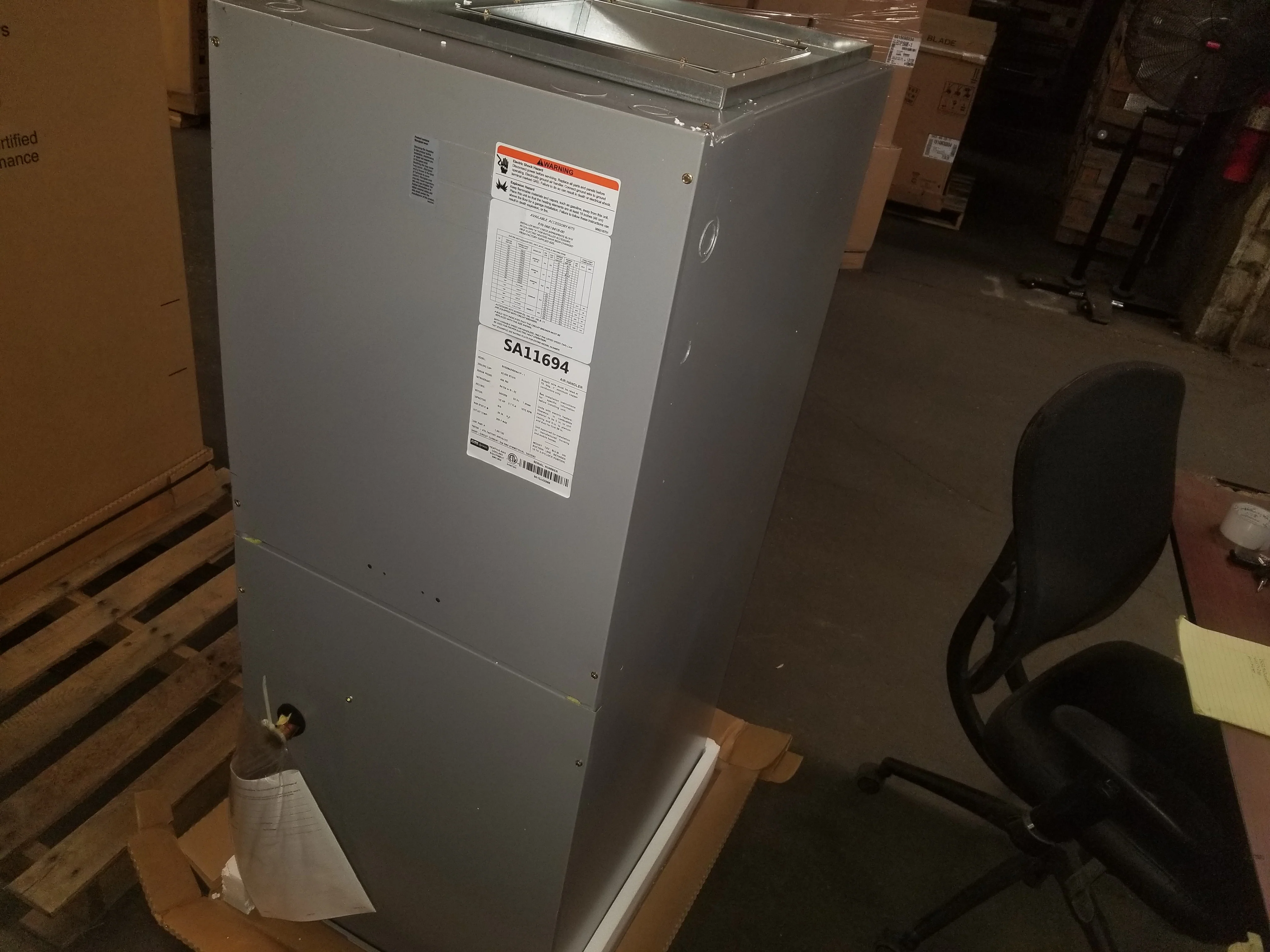 3.5 Ton AC/HP ECM Variable Speed Multiposition Fancoil; 208-240/60/1, R-410A - Image 3