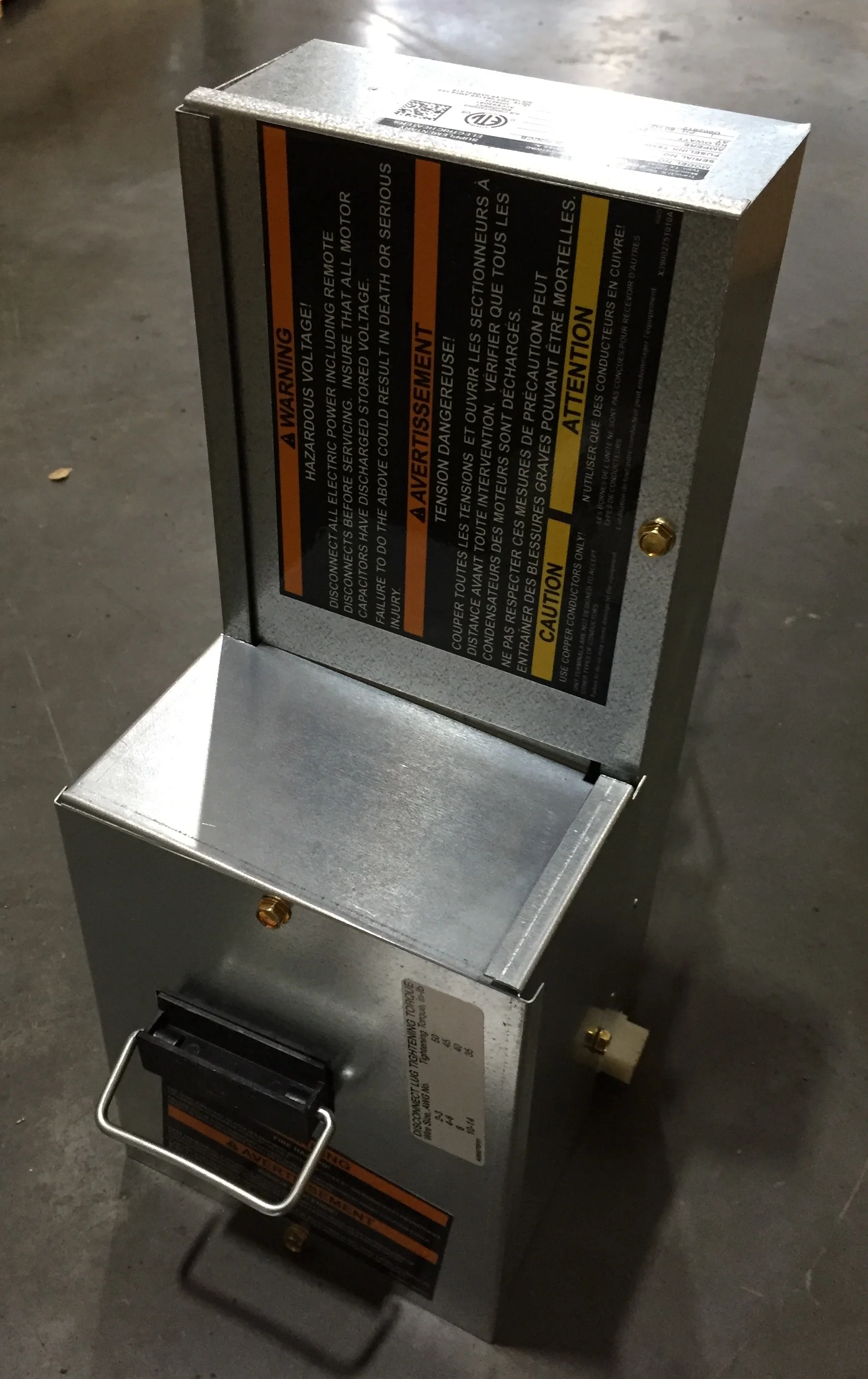 5 kW Electric Heat Kit w/Recessed Breaker 208-240/60/1 - Image 3