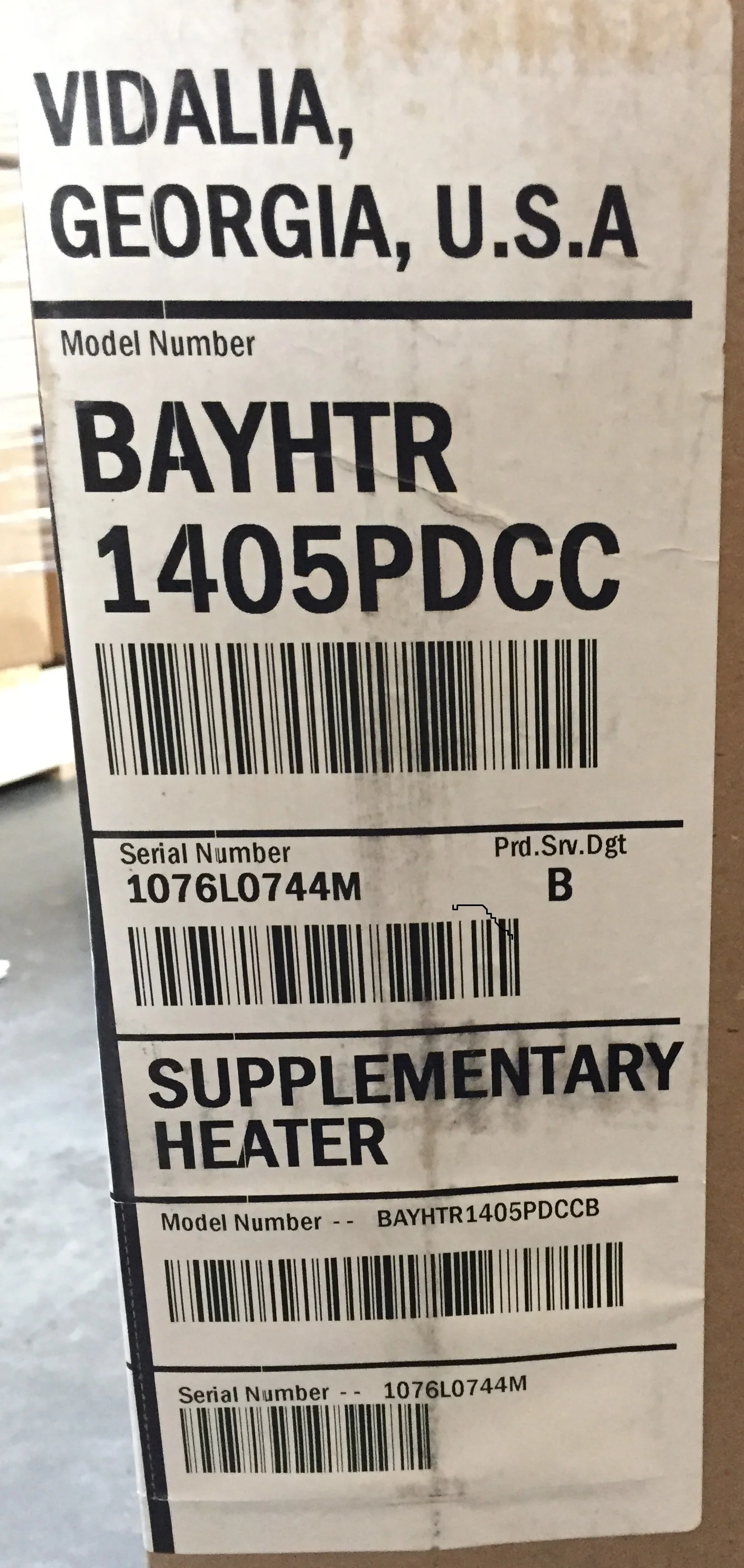 5 kW Electric Heat Kit w/Recessed Breaker 208-240/60/1 - Image 6