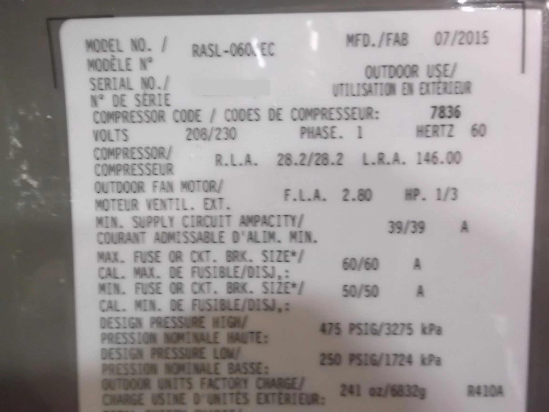 5 Ton 2-Stage Split-System Air Conditioner W/Comfort Control, 18 Seer, 208-230/60/1 R-410A - Image 4