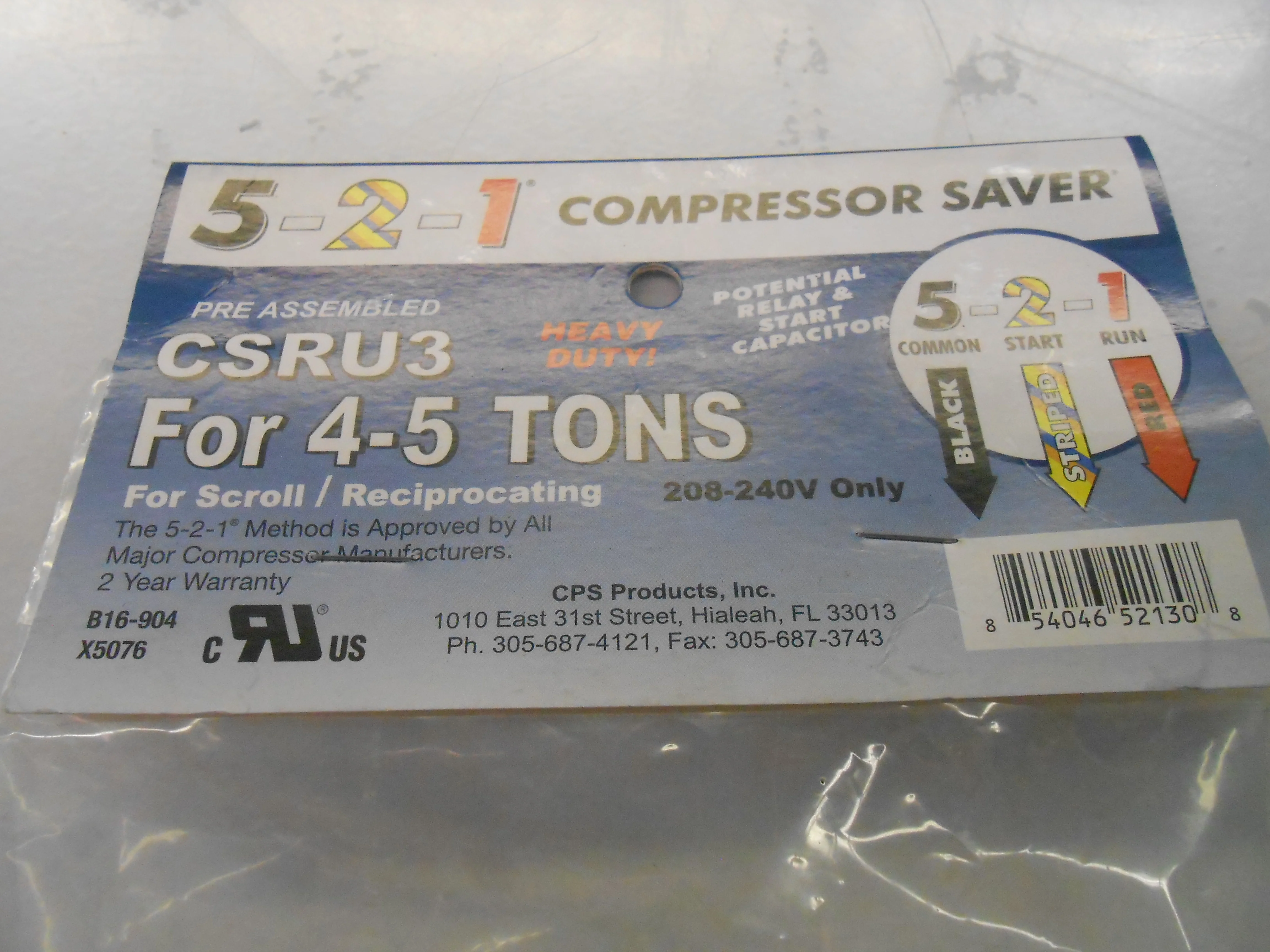 5-2-1 Compressor Saver For 4-5 Tons, 208-240 Volt - Image 7