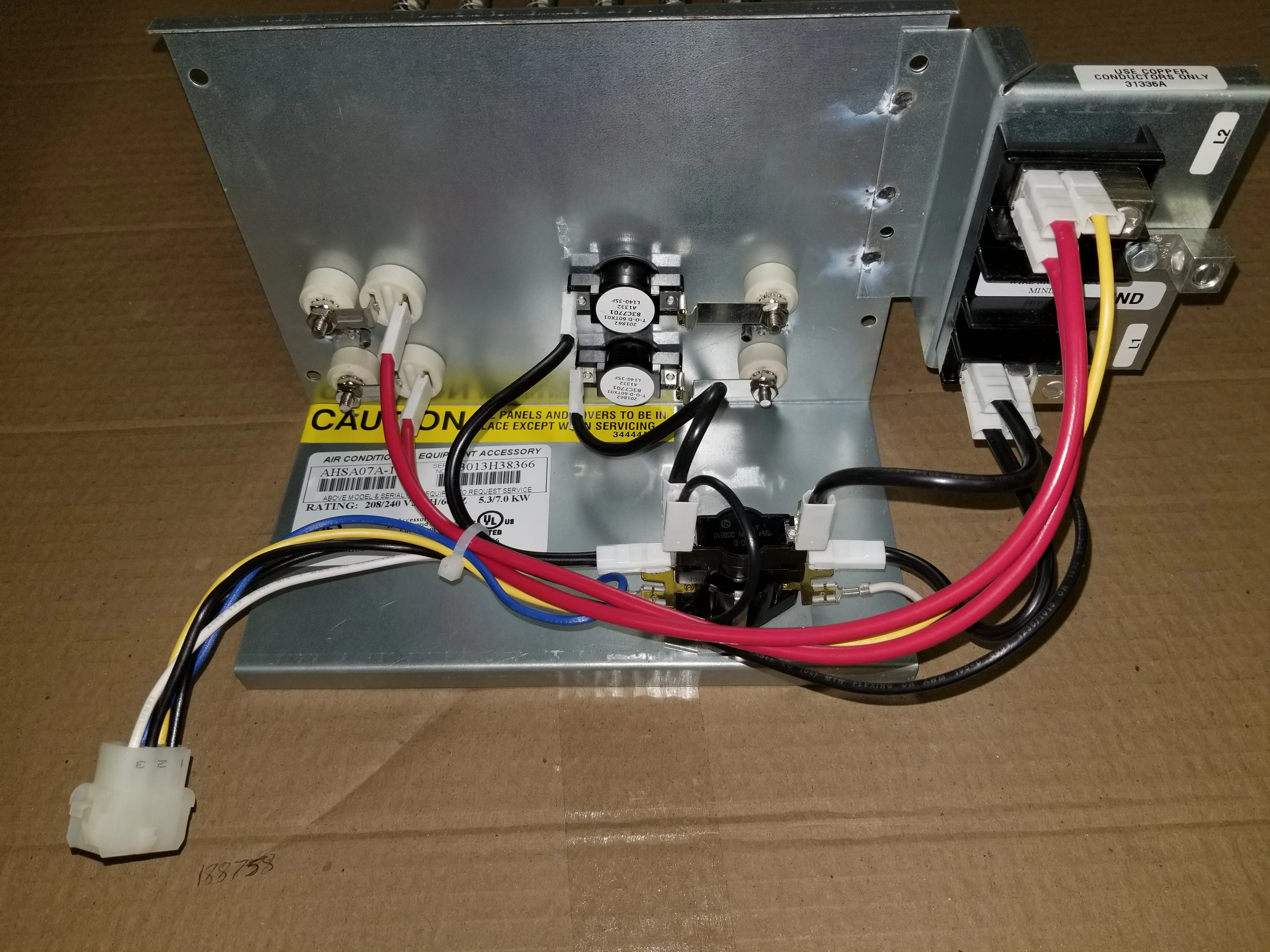 5.3/7 kW Electric Heat Kit 208/240/60/1 - Image 3