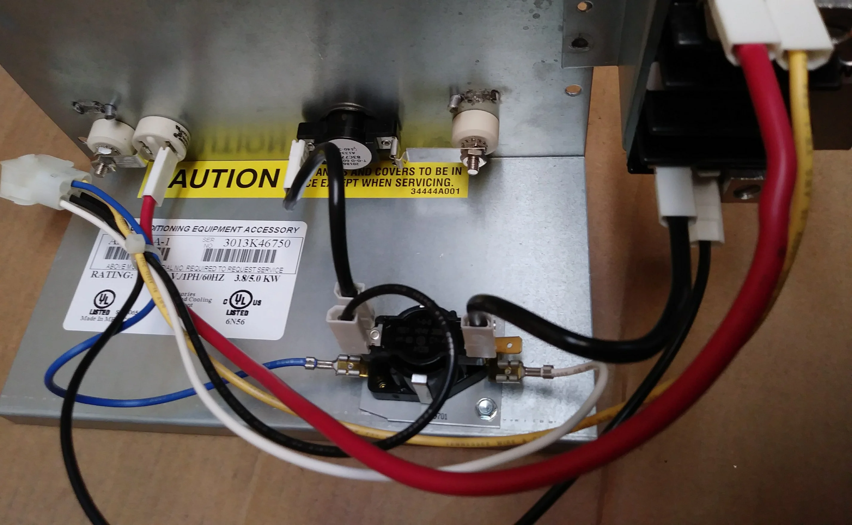 5/3.8 kW Electric Heat Kit w/Fuse Block, 208-240/60/1 - Image 3