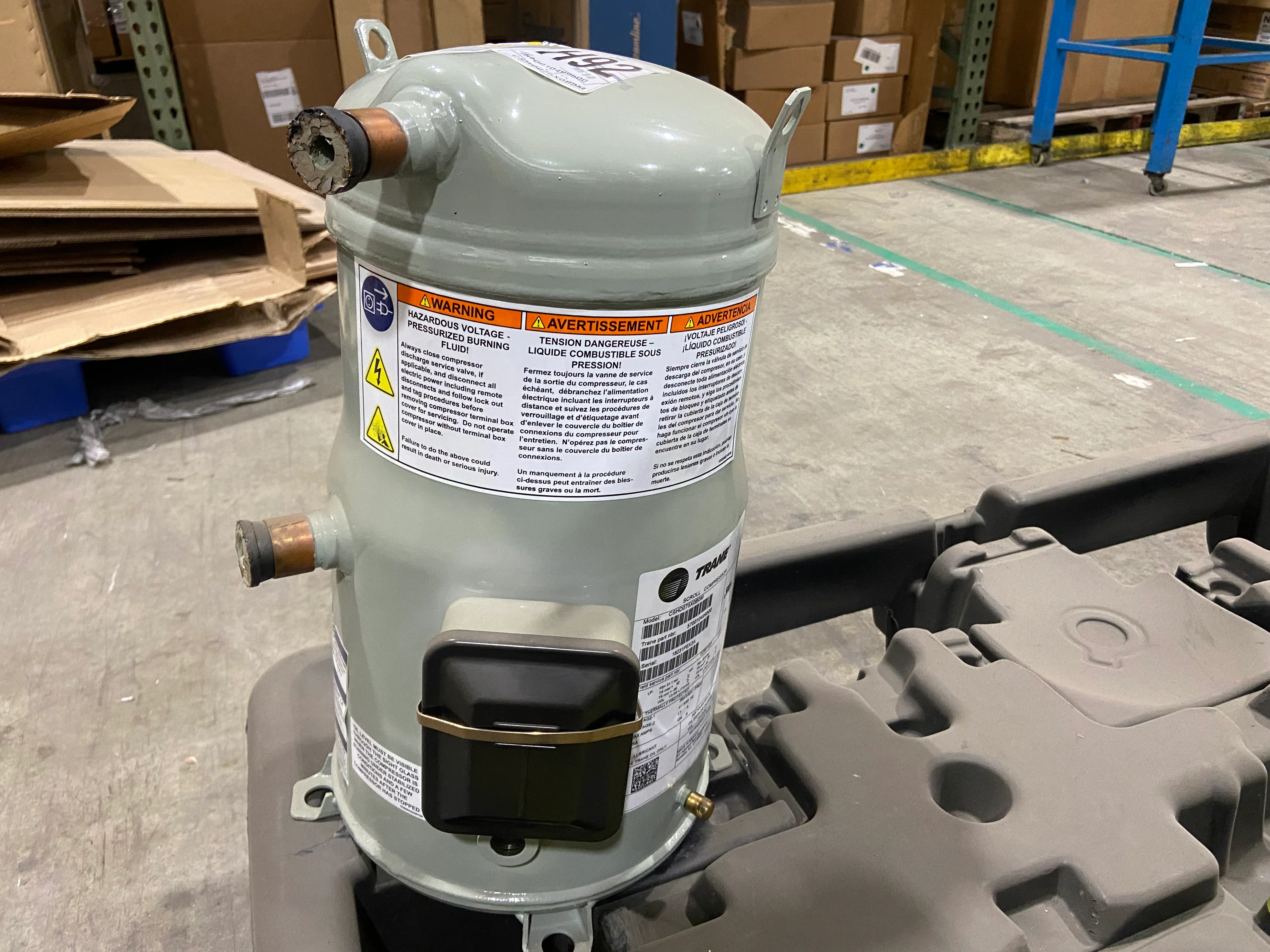 7-1/2 Ton AC/HP Scroll Compressor, 380/60/3 R-410A - Image 3
