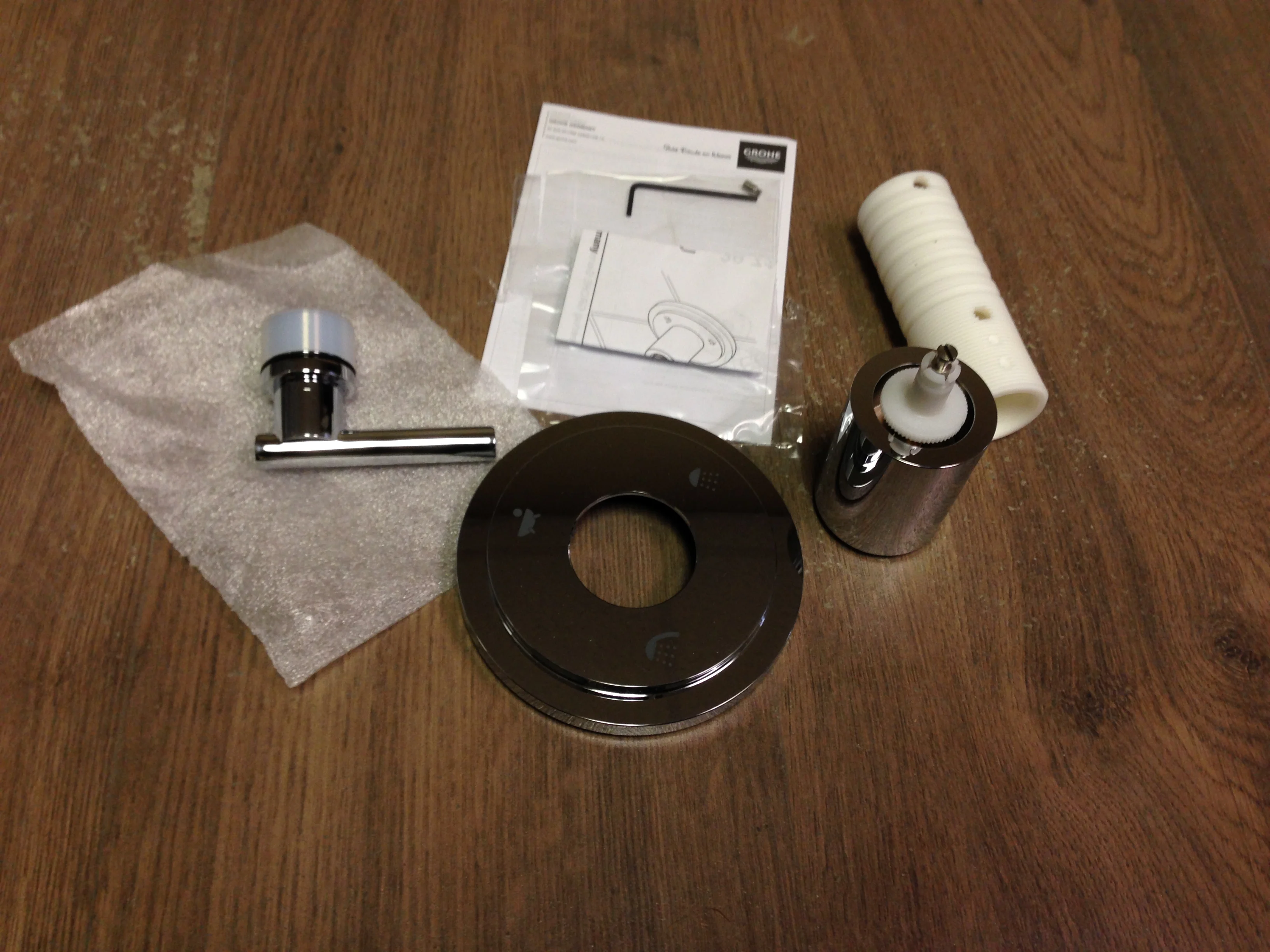Atrio 3 Way Diverter Trim With Lever Handle, Chrome - Image 3