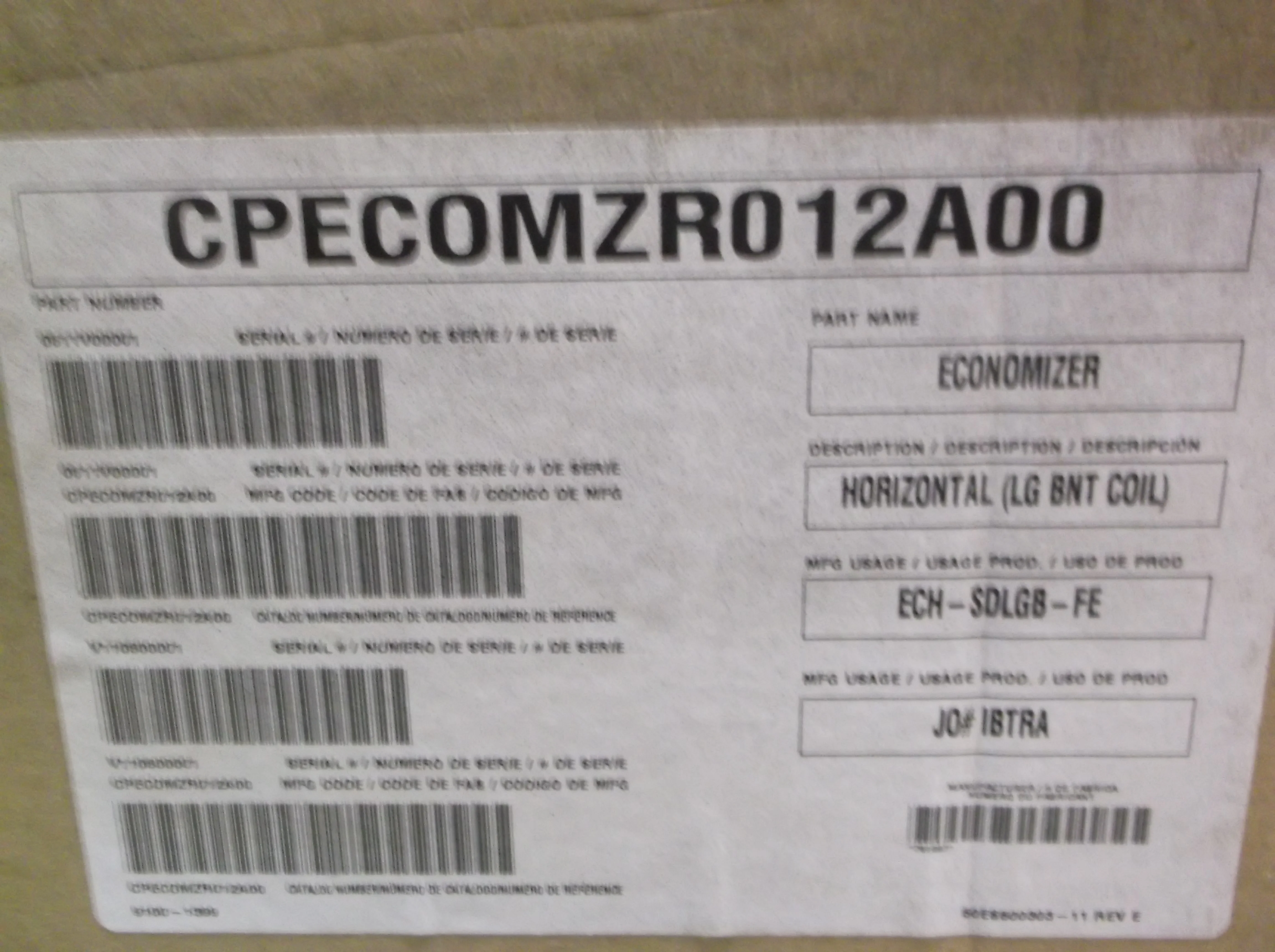 Horizontal Economizer Accessory 3 to 5 Ton - Image 6