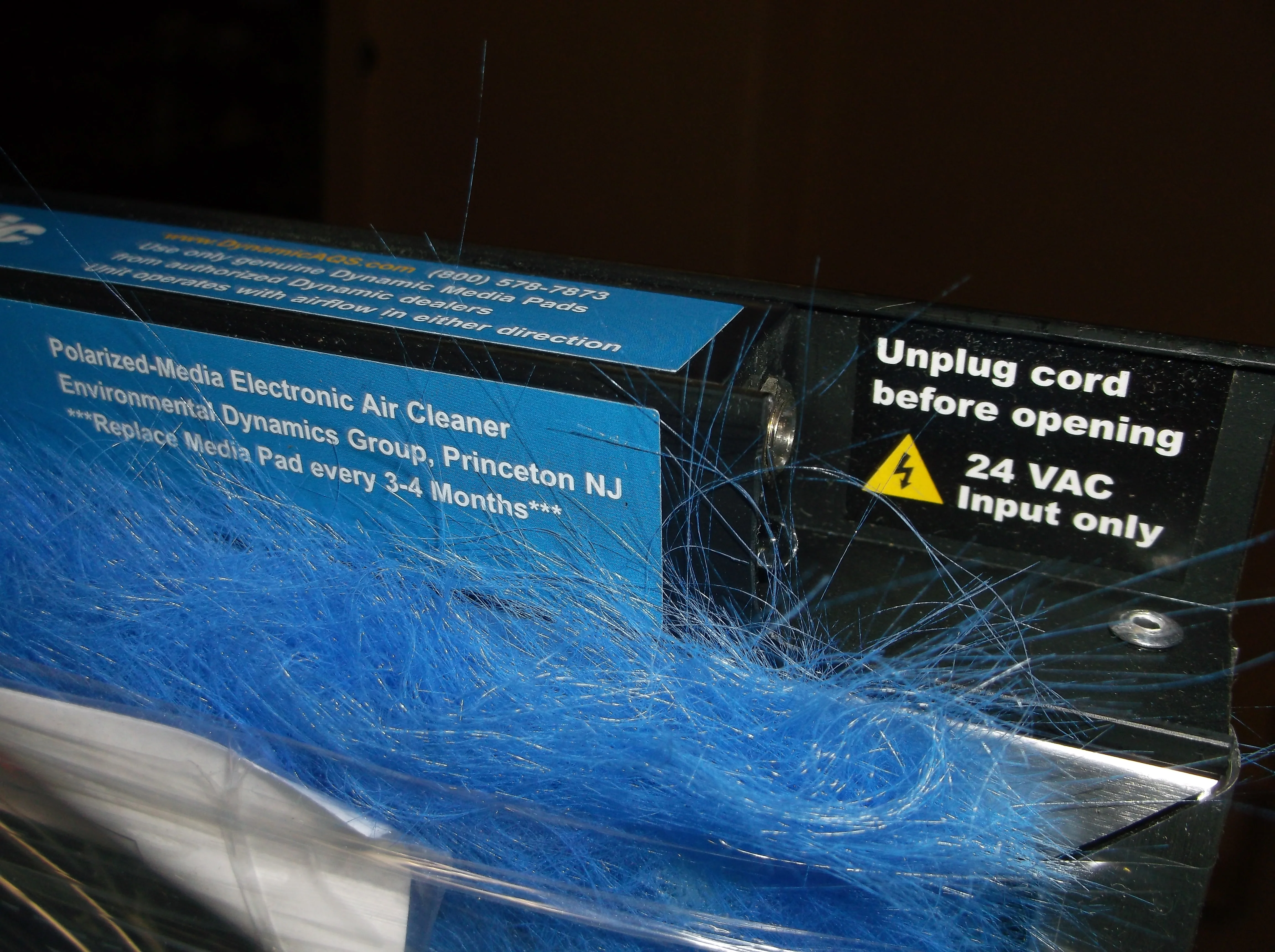 Polarized-Media Electronic Air Cleaner, 24 VAC, 60 Hertz, Phase 1, 2 Watt, 14" X 25" X 1 Merv 13 - Image 3