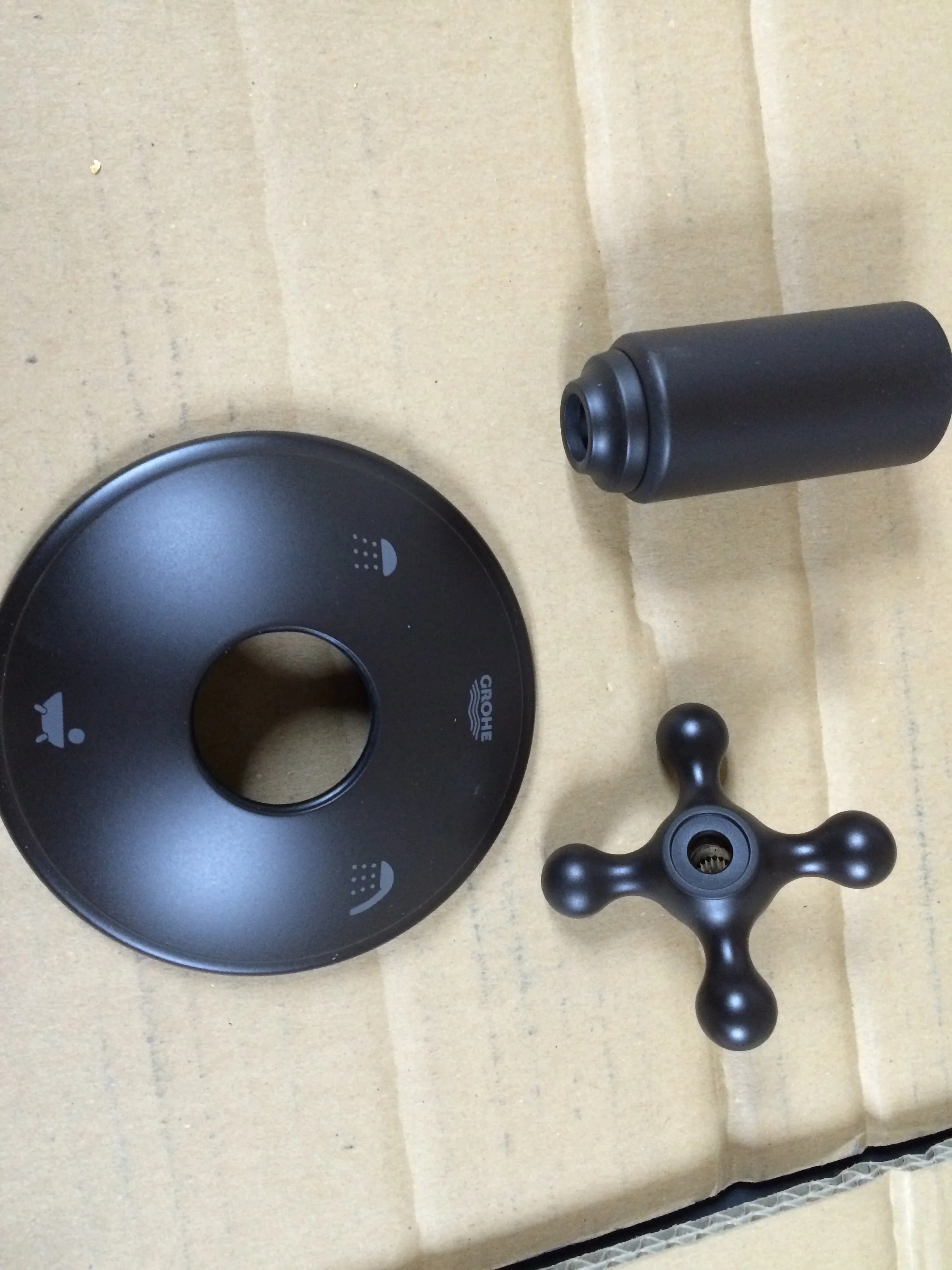 Seabury 5 Way Port Diverter Trim With Cross Handle Oil Rubbed Bronze - Image 3